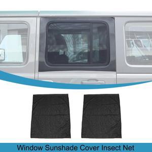 지프 랭글러 TJ JK JL JT BJ40 1997-2025 액세서리용 차량 창문 햇빛 가리개 벌레망 자외선 차단 커튼 커튼
