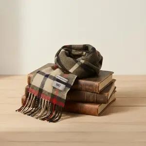 [백화점매장정품] 닥스 머플러 남자 타탄체크 캐시미어 여성 스카프 체크