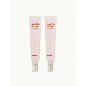 한스킨 HANSKIN 누디씬 톤업 선크림 40ml 2개