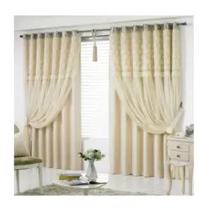 지나송 암막커튼 침실 로망 웨딩스타일 특대형 베이지