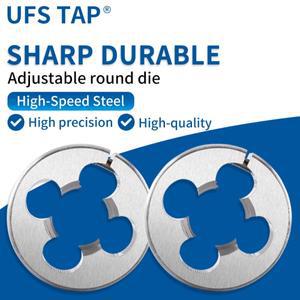 UFS TAP HSSE AR-D 원형 다이 M17 M18 M20 M21 M22 M24 기계 태핑용 가는 나사 스레딩 외부 스레드