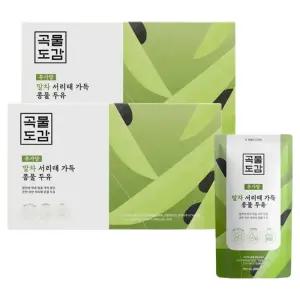 곡물도감 말차 직장인 학생 출근길 간식 서리태 가득 콩물두유 180ml 30개