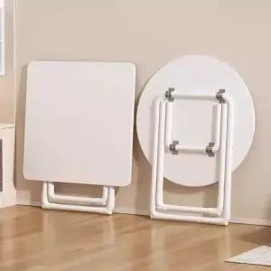 휴대용 라운드 제품 폴딩 사각 밥상 심플 다이닝 식탁 원탁