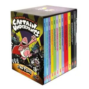 영문 영어 유아 도서 The Gigantic Collection of Captain Underpants #0112 Boxed Set 빤스맨 Paperback