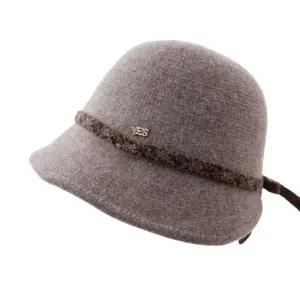 겨울 여자 벙거지 모자 니트 버킷햇 엄마 할머니 중년