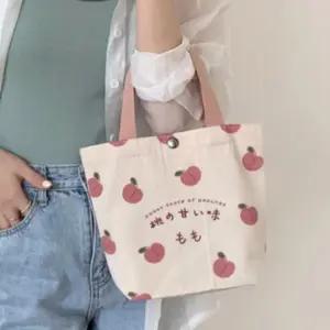 미니 에코 캔버스 가벼운 여성 손가방 귀여운 천가방 여자가방숄더백