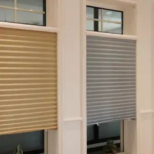 줄없는 블라인드 붙이는 커튼 창문 미니 햇빛 차단 패브릭블라인드