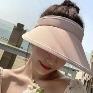 돌돌이 썬캡 고무줄 바이저 골프