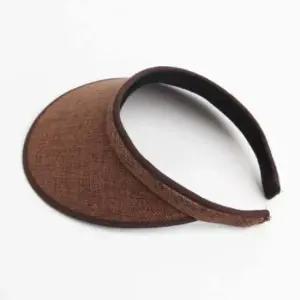 와이드 썬캡(초코브라운)여성용 챙넓은썬캡 넓은썬캡