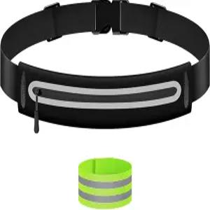 여성 남성용 슬림 러닝 벨트 패니 팩 운동 조깅용 조절 가능한 방수 파우치 허리 가방 러너용 엘라스틱