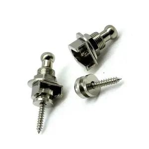 [하프클럽/]기타멜방고리 스트랩핀 멜빵 니켈 소재 기타스트랩락 현악기 부