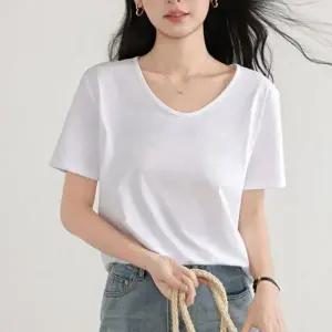 [하프클럽/]반팔티 무지 여자 세미오버 이너 기본 티셔츠 심플