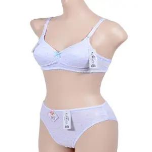 [하프클럽/]주니어B컵 항취 브라팬티세트 2단계 패턴 러브스토리 속옷