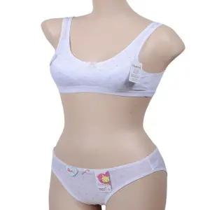 [하프클럽/]구름 패턴 주니어 스포츠 브라 팬티 1단계 밴드형 어린이용 속옷