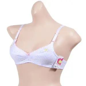 [하프클럽/]주니어 입체 설계 도트 패턴 브래지어 A컵 3단계 인체공학적 디