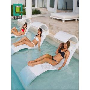 수영장 썬베드 테라스 비치 싱글 라탄 발코니 풀빌라 실외 야외용 캠핑 야외 쇼파 베드