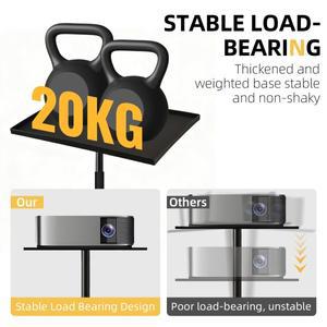 범호환  프로젝터 스탠드 마운트 1.2m  높이 삼각대 트레이 포함 가정 사무실호환  휴대호환  금속 베이스