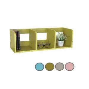 3단 책꽂이 하늘 책거치대 나무책꽂이