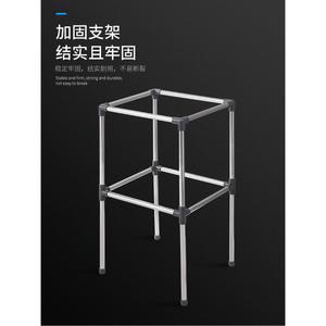 간이싱크대 소형 보조 조립식 빨래 애벌빨래 좌2단 선반 교체 38x33cm 업소용 펜션