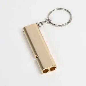 금색호루라기 키링호각 스포츠경기 금색 경량 심판호루라기 골드 (WFKBBEY)