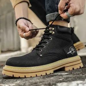 데일리 패션 남성 하이탑 튼튼한 캐주얼 워커 부츠 (WFKC7OJ)