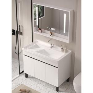 손빨래 싱크대 사각 하부장 탕비실 60cm 61cm화이트+수도꼭지 샤워장 스텐 연구실