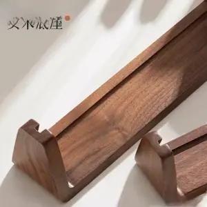 아크릴액자 모던 미니멀 아크릴 사진 액자 스탠드 진짜 나무 투명 디스플레이 앨범 프린트 6인치 홈 데코