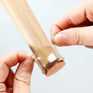 의자다리 커버 원형 투명 실리콘 의자발 캡 소음방지 (WFKBAIL)