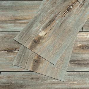VEELIKE 러스틱 드리프트우드 비닐 플랭크 바닥재 6 x36