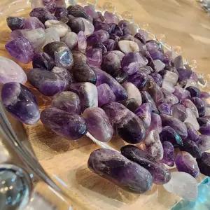 100g 자수정 인테리어 장식 화분 분갈이 어항 꾸미기 봄맞이 식물 원예 화훼