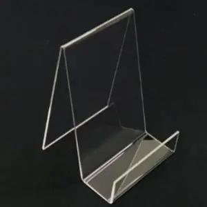 [하프클럽/]투명 아크릴 진열 전시 거치대 중형 책전시대 엽서진