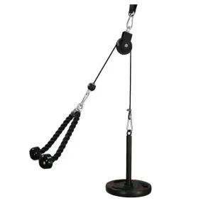 간이 머신 등운동 홈짐 기구 랫풀다운 와이어 홈트