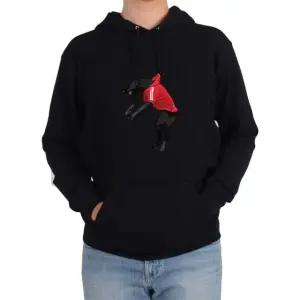 기모후드티 강아지 빨간옷 로트와일러그림 전색상 사이즈 (WFKBAS7)