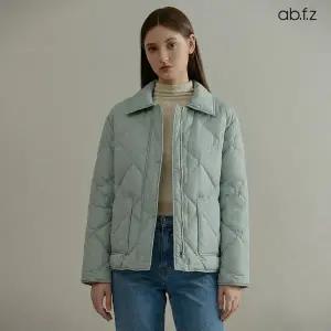 Ab.f.z [ab.f.z] 다이아 퀼팅 덕 다운 패딩 (AFY1HD01A)