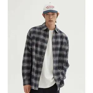 스파오 SPAO 플란넬 오버핏 체크 셔츠_SPYCF4TC54 SPYCF4TC54 115731
