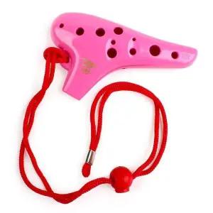 [하프클럽/]미니오카리나 핑크 악기 오카리나 뮤직 소프라노C