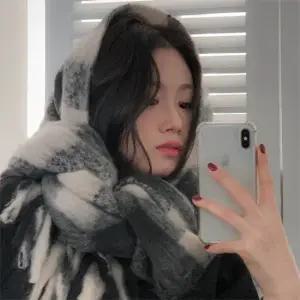 소프트 윈터 무드 컬러믹스 체크 롱 머플러 6color no.459