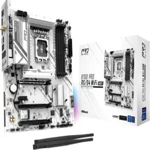 ASRock B760 Pro RSD4 WiFi 화이트 ATX 마더보드 14세대/13세대/12세대 인텔 지원 DDR4 5333+ (OC) 6E 2.5G