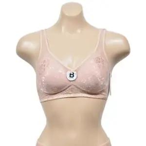 자수 망사 조끼형 B컵 브라 뽕접착 브라 패치 A 푸쉬업 보정브