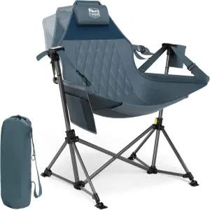 TIMBER RIDGE 해먹 캠핑 의자 야외 잔디와 스포츠 조절 가능한 등받이와 좌석 오버사이즈 스윙 파운드