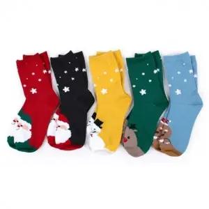 (사이즈 4호)엔젤테디 반짝 크리스마스 발목양말 3족 X2개 랜덤