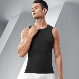 남자 겨울 심리스 피치기모 내복나시 런닝 민소매