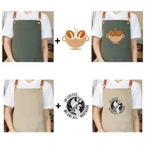 주방앞치마 포스로고 로고앞치마 로고무료 방수앞치마 (WFKC2XV)