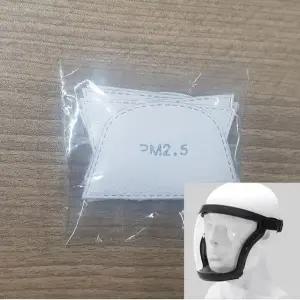 투명마스크필터 안면마스크필터 부직포 10매 투명 페이스보호마스크 (WFKC0HJ)