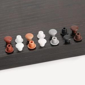 플라스틱 장식 가구 캡 찬장 서랍 수납장 나사 구멍 커버 라운드 벤트 하드웨어 악세사리 책상 10개