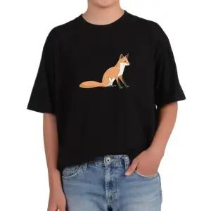 오버핏반팔티 여우 영리한 동물 fox 숲속 다양한색상 전사이즈 (WFKC7AZ)