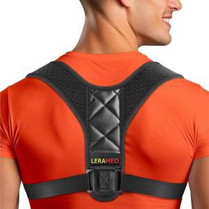 새로운 2026 남성 및 여성 교정기 u2013 조절 가능한 피겨-8 어깨 상체 지지대 셔츠 아래 보이지 않는 허리 책상 작업 컴퓨터 올데이 브레이스