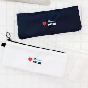 [라일리] Rly 여행용 메쉬 세면도구 케이스 칫솔 수납 파우치