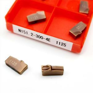 10pcs N151.2-300/400-4E 1125/4025/4225 카바이드 인서트 슬롯 날 블레이드 단일 헤드 커터 CNC 선반 절단