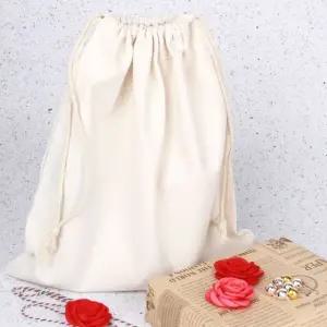 고품질 무지 캔버스 복조리파우치 34x40 (WFKDPGY)